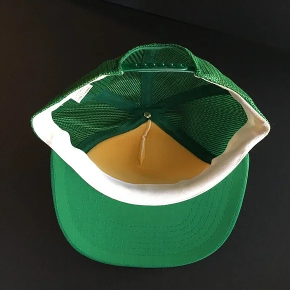 NEW Vintage 1980's Moosehead Beer Green White Trucker Hat Cap Polyfoam Snapback - Picture 13 of 13